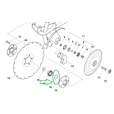 Кільце металеве Optima Kverneland AC674656 (АС674656)